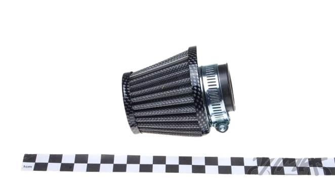 Filtr powietrza 50 mm stożkowy carbon | AF03150
