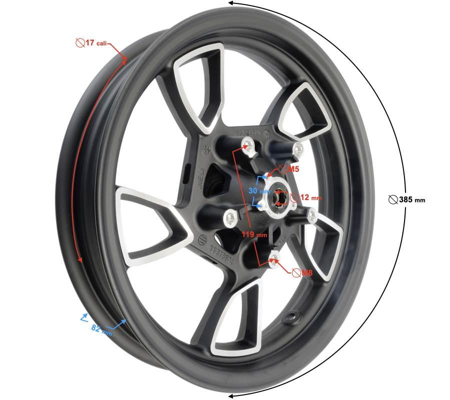 Felga przód voge sr125 | FELVOG152