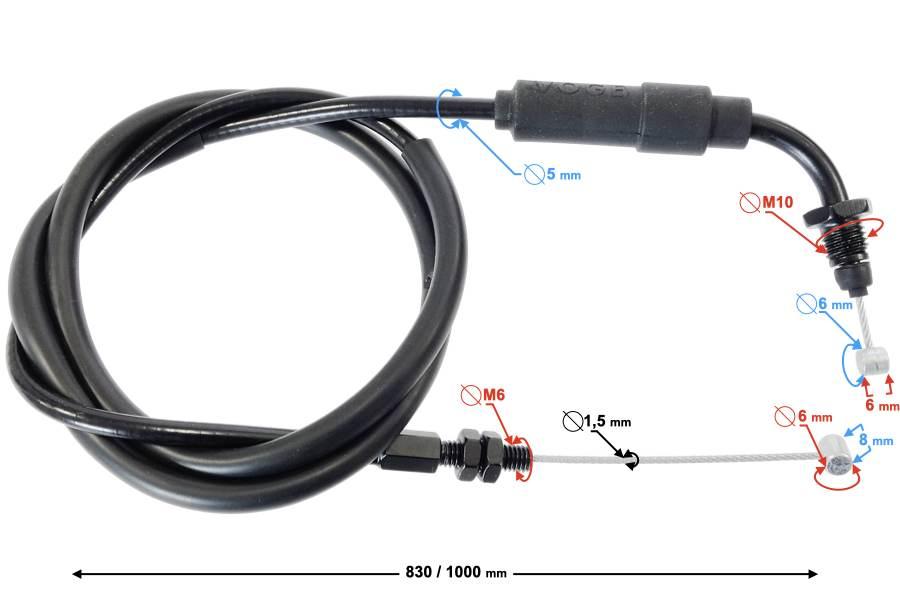 Linka gazu startu voge 525dsx | LGAVOG075