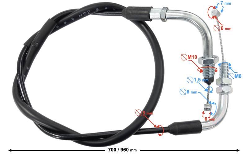 Linka gazu ranger classic e5 | LGAYIN071