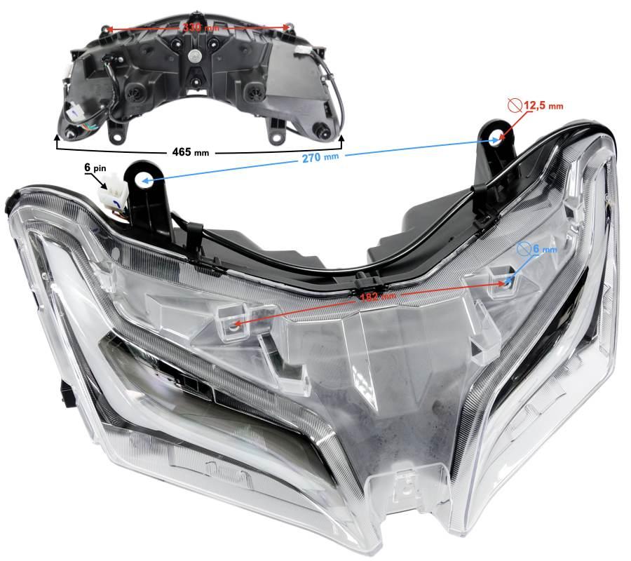 Reflektor voge sr125 | REFVOG082