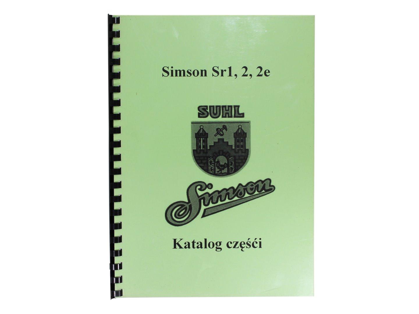 Katalog części zamiennych simson sr1 sr2 sr2e
