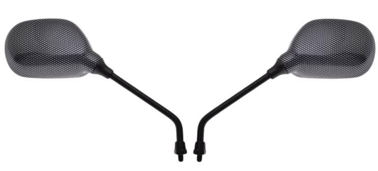 Lusterko owal carbon m8 mp101 | LU0067