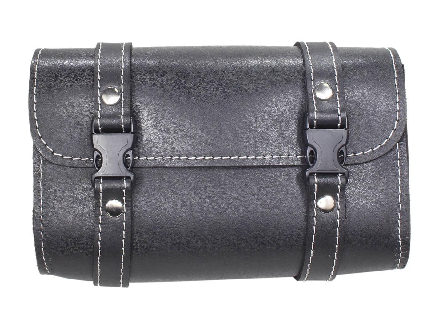 Sakwa torba nal 27x20x10 skóra naturalna czarna