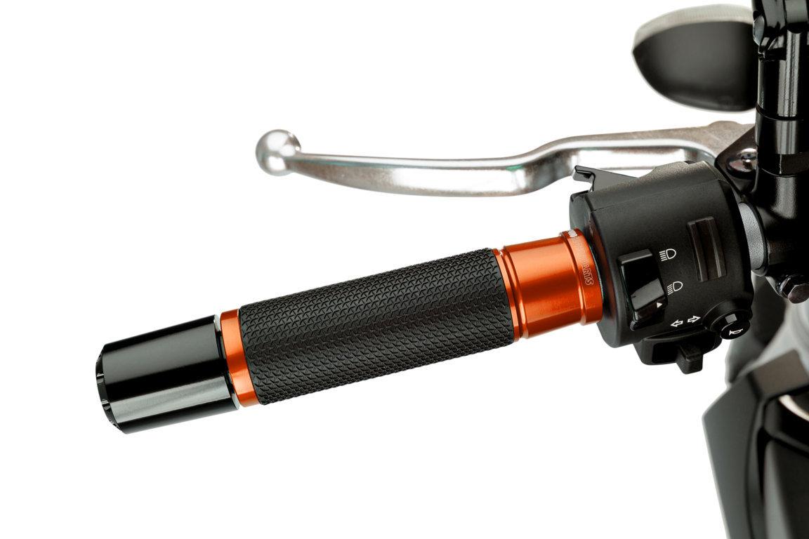 Manetki Gripy Hi-Tech Ascent Dł123mm Puig Do Kawasaki Kle500 91-97 Pomarańc