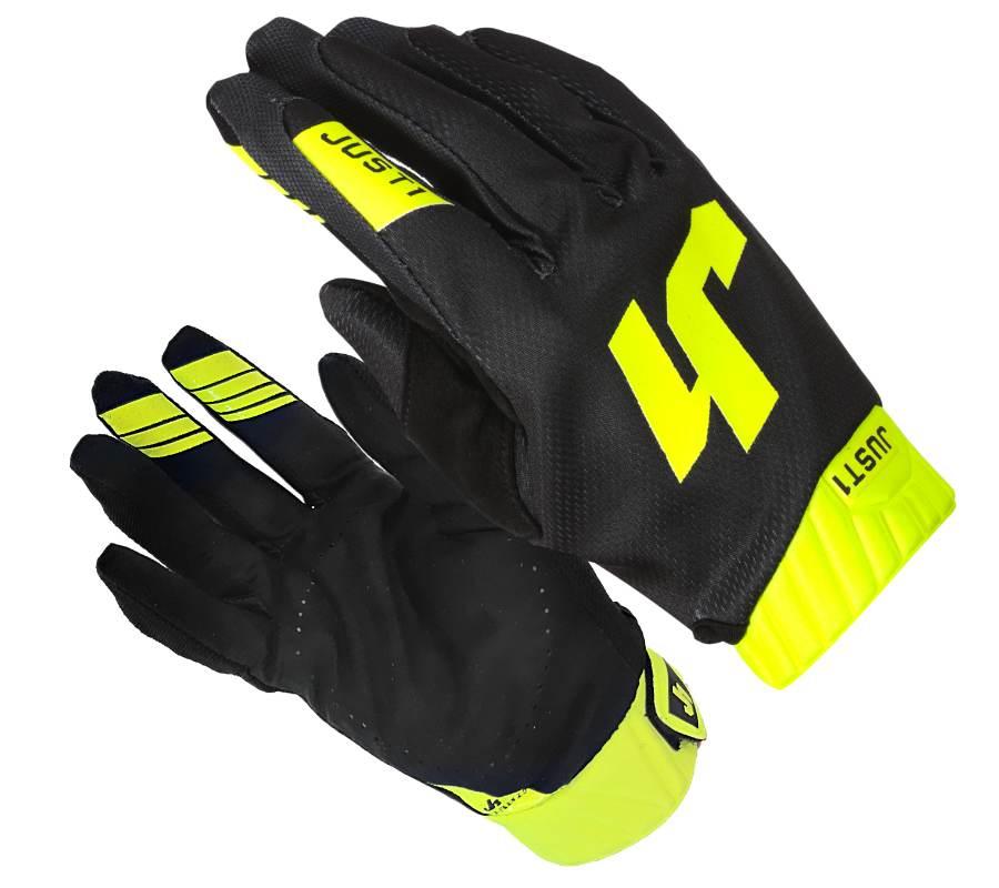 Rękawice motocyklowe just1 j-flex 2.0 black yellow fluo rozmiar xl