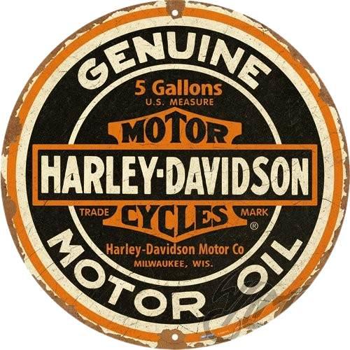 Plakat Okrągły 35Cm Harley Davidson 25103