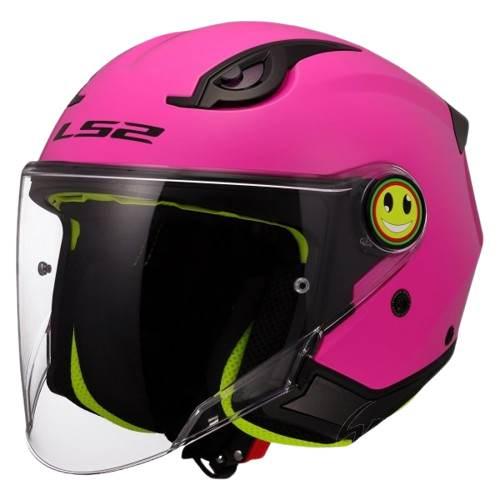 Kask Ls2 Of622 Funny Ii Solid Pink S | AK3662210463