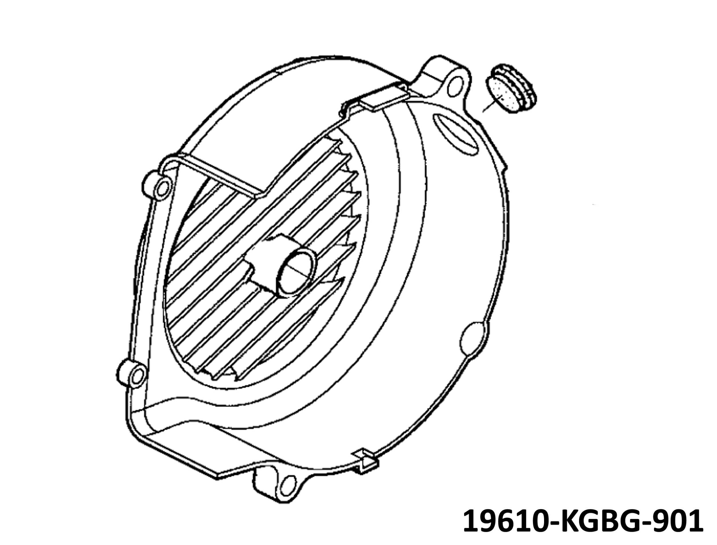 Pokrywa Wentylatora19610-Kgbg-901 | 19610-KGBG-901