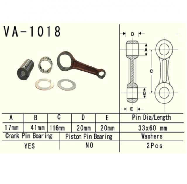 Vesrah Korbowód Honda Trx350fm 00-06r. | VA-1018