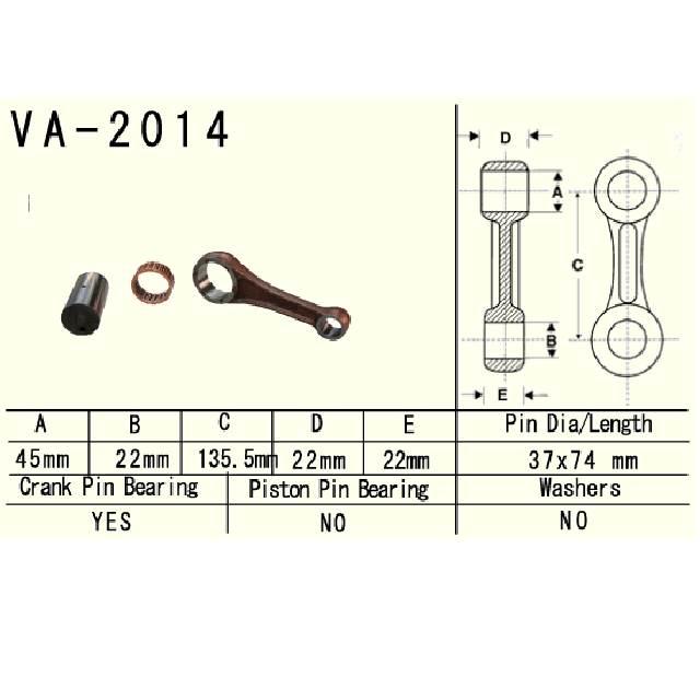 Vesrah Korbowód Yamaha Yfm600fwa Grizzly 98'