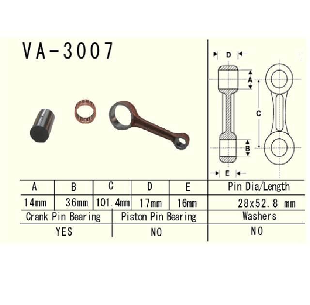 Vesrah Korbowód Suzuki Lt-F160 | VA-3007