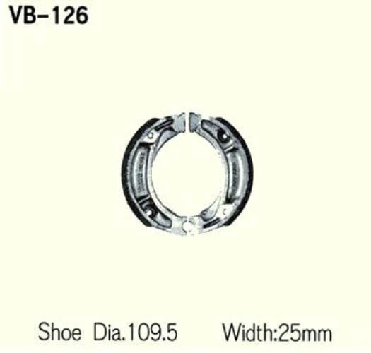 Szczęki Hamulcowe Vesrah Vb-126 | VB-126