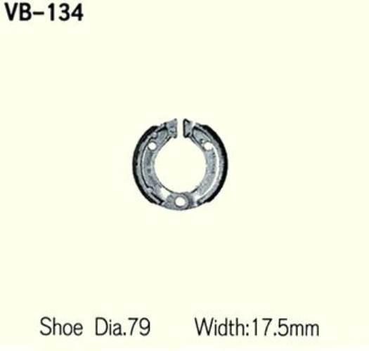 Szczęki Hamulcowe Vesrah Vb-134 | VB-134