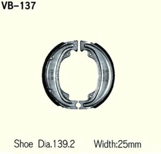 Szczęki Hamulcowe Vesrah Vb-137 | VB-137