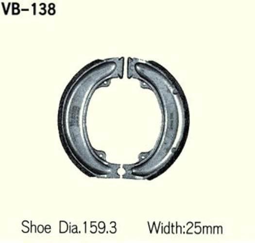 Szczęki Hamulcowe Vesrah Vb-138 | VB-138