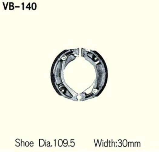 Szczęki Hamulcowe Vesrah Vb-140 | VB-140