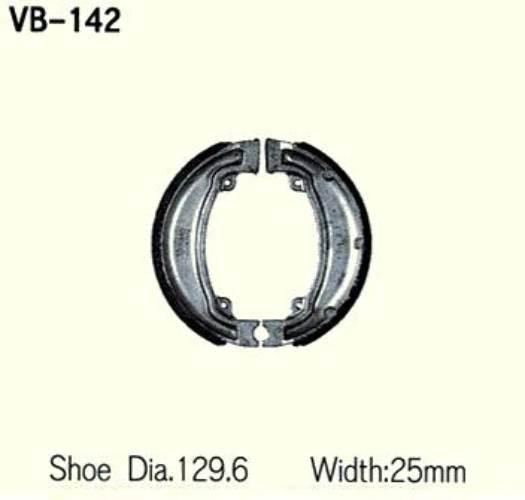 Szczęki Hamulcowe Vesrah Vb-142 | VB-142