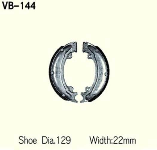 Szczęki Hamulcowe Vesrah Vb-144 | VB-144