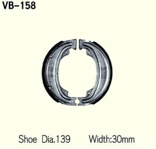 Szczęki Hamulcowe Vesrah Vb-158 | VB-158