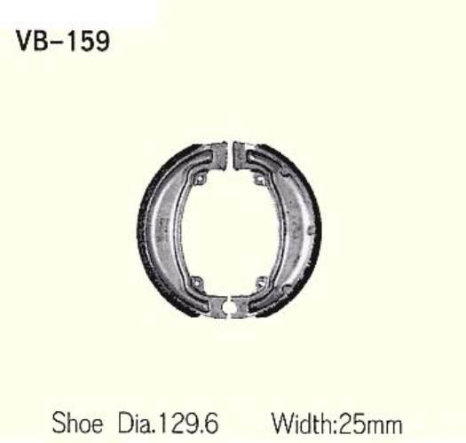 Szczęki Hamulcowe Vesrah Vb-159 | VB-159