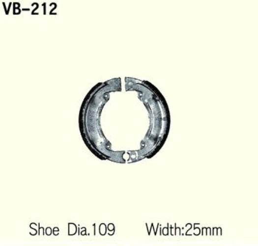 Szczęki Hamulcowe Vesrah Vb-212 | VB-212