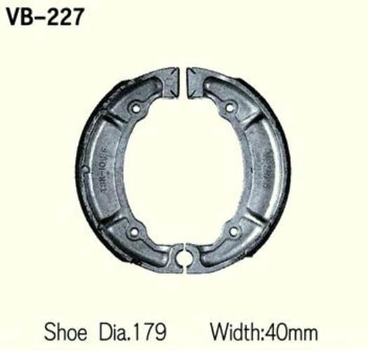 Szczęki Hamulcowe Vesrah Vb-227 | VB-227