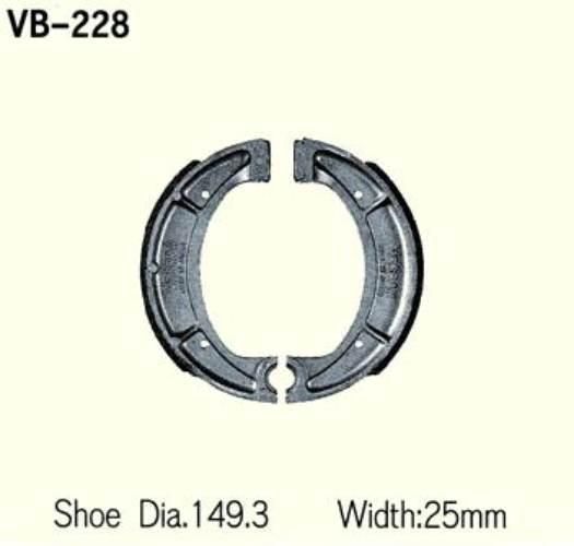 Szczęki Hamulcowe Vesrah Vb-228 | VB-228