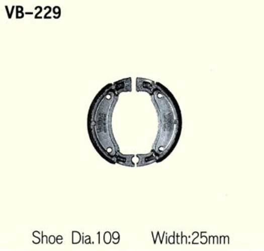 Szczęki Hamulcowe Vesrah Vb-229 | VB-229