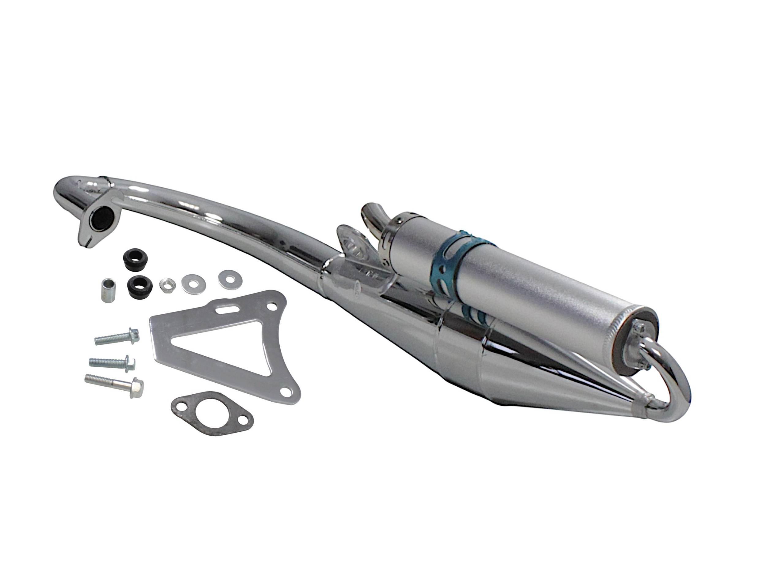 Tłumik Tuningowy Power Force Yamaha Minarelli Vertical Srebrny