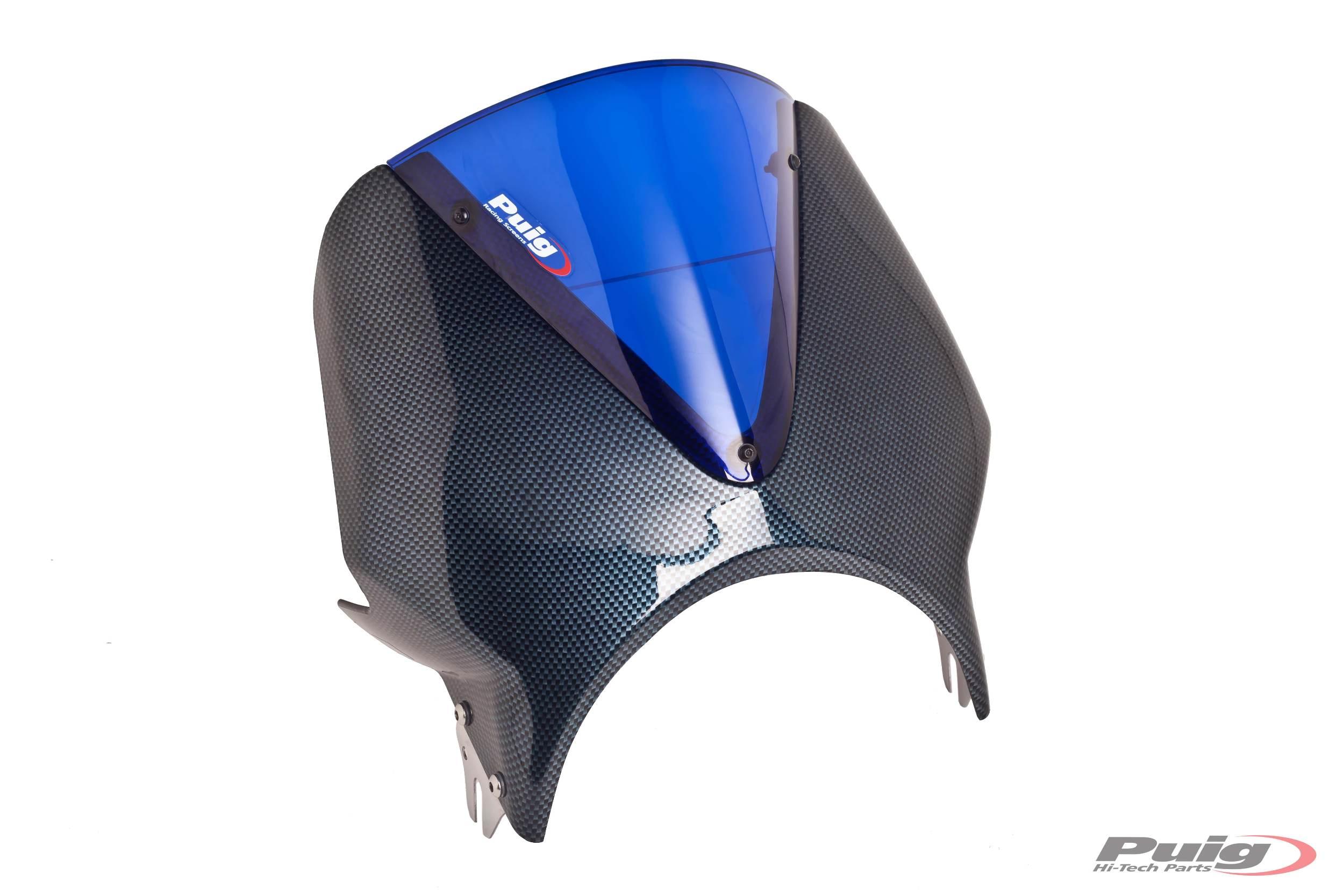 Szyba Vision Puig Do Kawasaki Er-5 Twister 97-06 Carbon-Niebieska