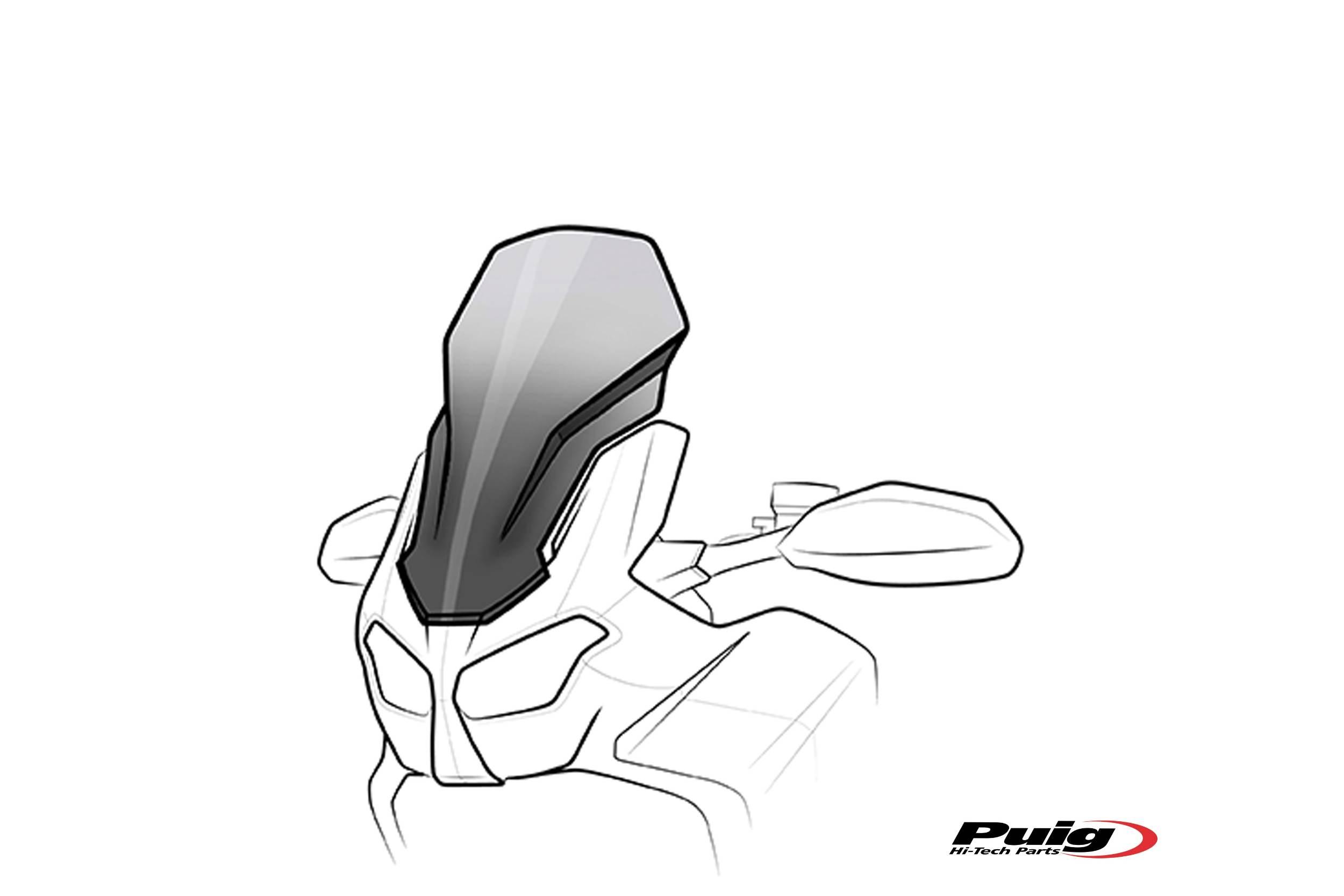 Szyba Owiewka Turystyczna Puig Do Yamaha Fzs600 Fazer 01-05 Żółta