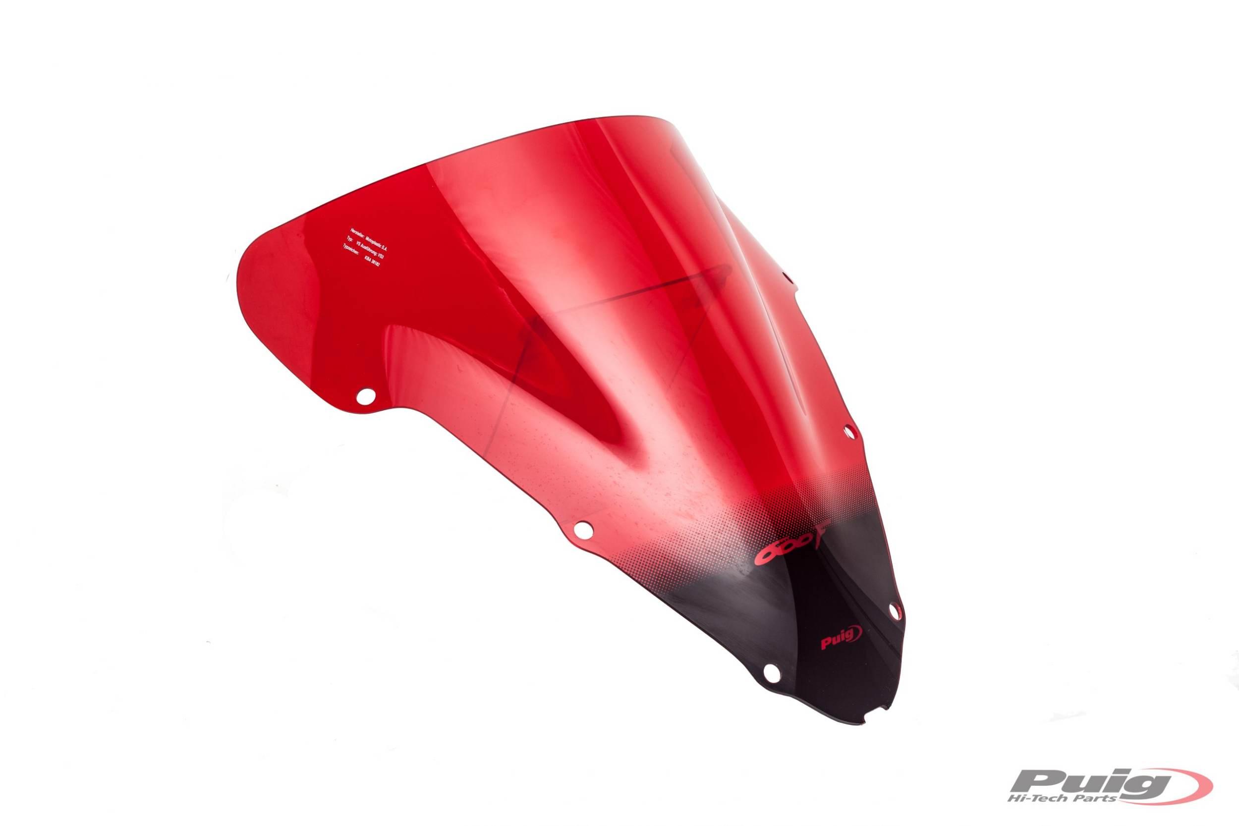Szyba Sportowa Puid Go Triumph Daytona 600 03-04 Czerwona