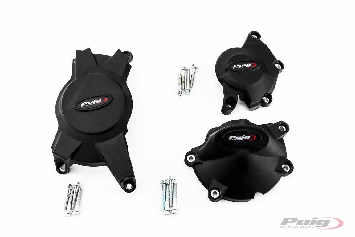 Pokrywy Dekli Silnika Puig Do Suzuki Gsx-R1000 09-16 Czarne