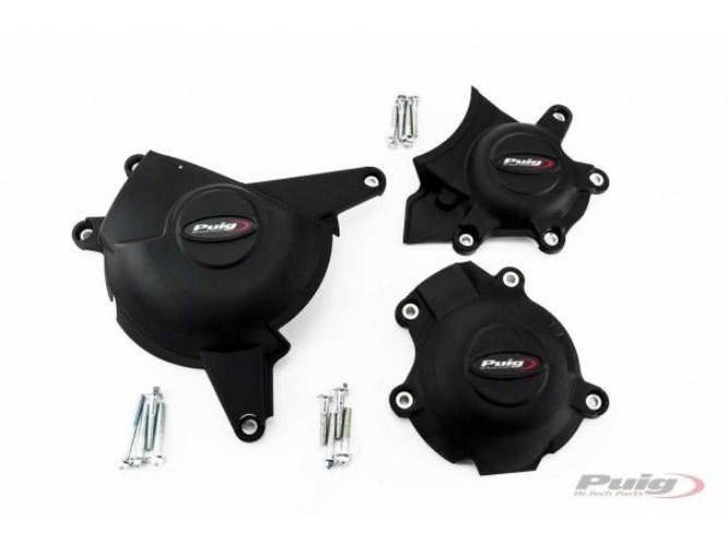 Pokrywy Dekli Silnika Puig Do Suzuki Gsx-R1000 R 17-22 Czarne