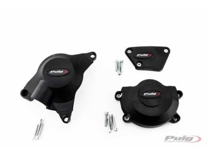 Pokrywy Dekli Silnika Puig Do Yamaha R6 06-20 Czarne