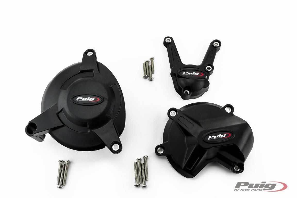 Pokrywy Dekli Silnika Puig Do Bmw S1000r S1000rr S1000xr Czarne