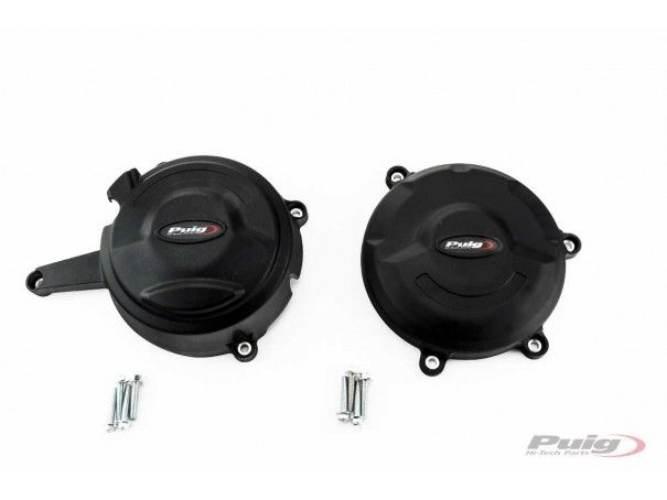 Pokrywy Dekli Silnika Puig Do Ducati Panigale 1199 1299 12-17 Czarne