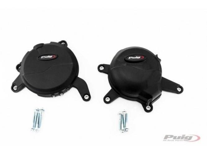 Pokrywy Dekli Silnika Puig Do Ktm 390 Duke 14-15 Rc390 16-17 Czarne
