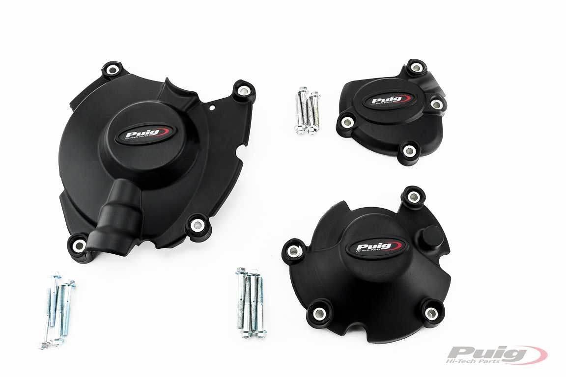 Pokrywy Dekli Silnika Puig Do Yamaha Mt-10 16-21 Czarne