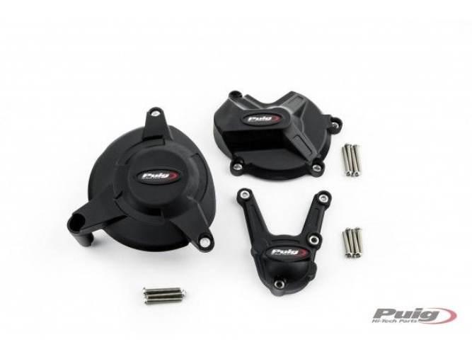 Pokrywy Dekli Silnika Puig Do Bmw S1000r S1000rr 09-16 Czarne