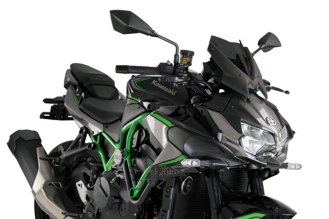 Szyba Sportowa Nowej Generacji Puig Do Kawasaki Z H2 20-22 Mocno Przyciemni