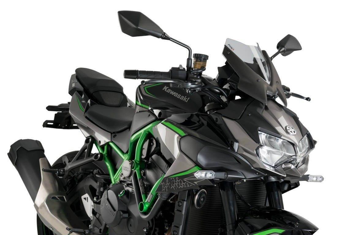 Szyba Sportowa Nowej Generacji Puig Do Kawasaki Z H2 20-22 Lekko Przyciemni