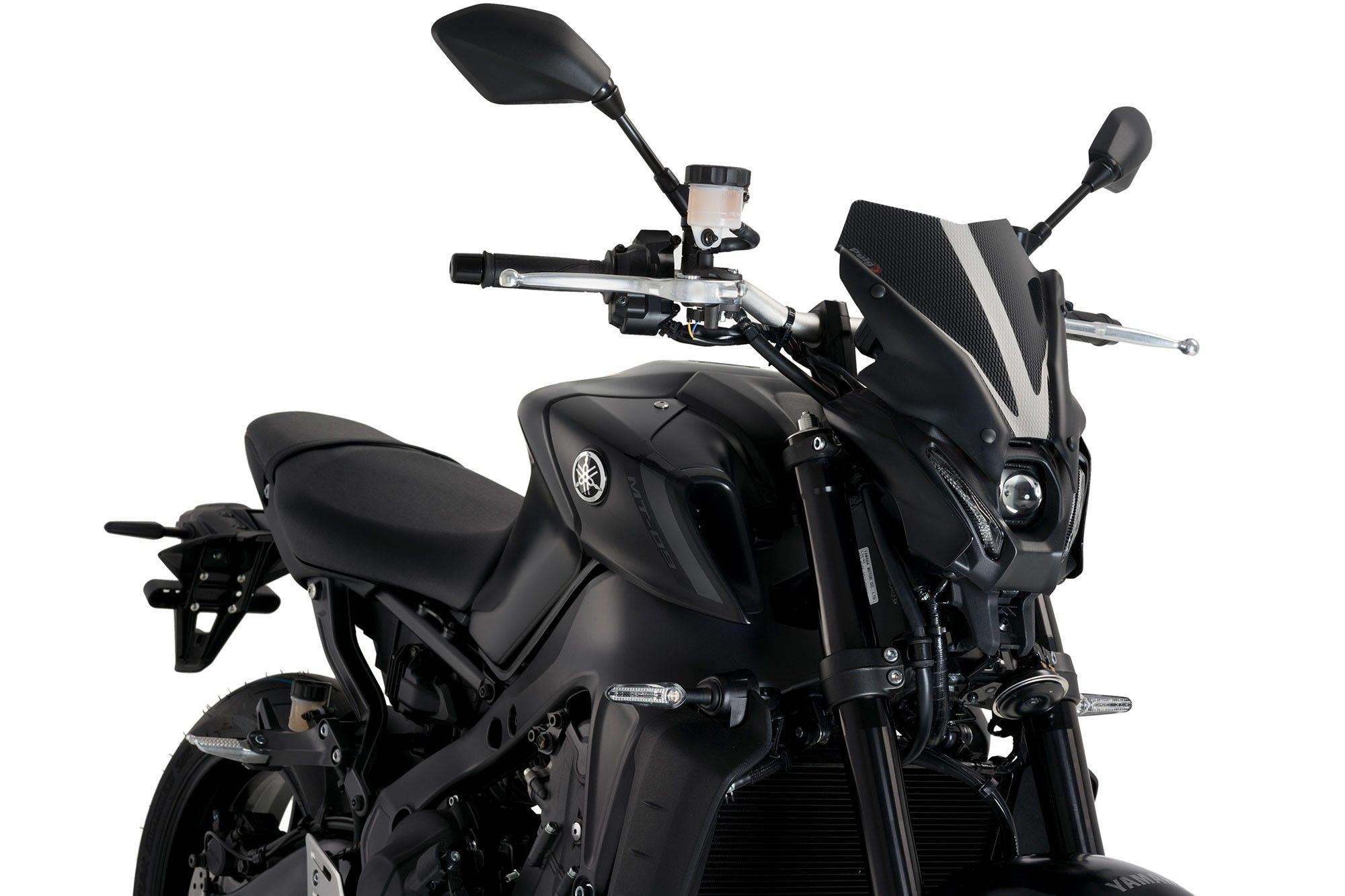 Szyba Owiewka Puig Do Yamaha Mt-09 21-22 Sport Carbon