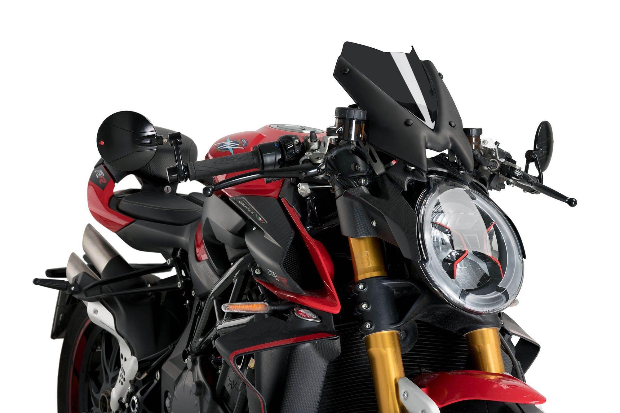 Szyba Sportowa Nowej Generacji Puig Do Mv Agusta Brutale 1000rr 20-21 Czarn