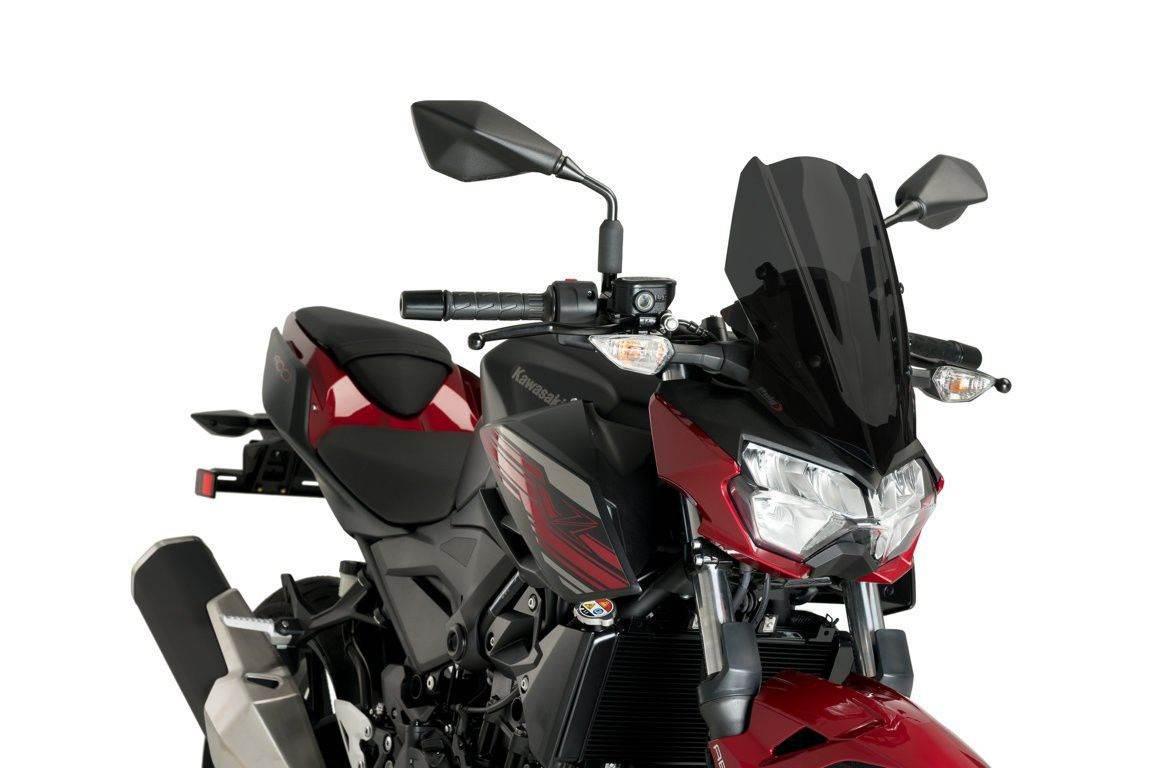 Szyba Owiewka Puig Do Kawasaki Z400 19-21 Mocno Przyciemniona