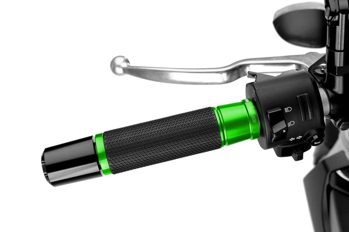 Manetki Gripy Hi-Tech Ascent Dł123mm Puig Do Kawasaki Kle500 91-97 Zielone