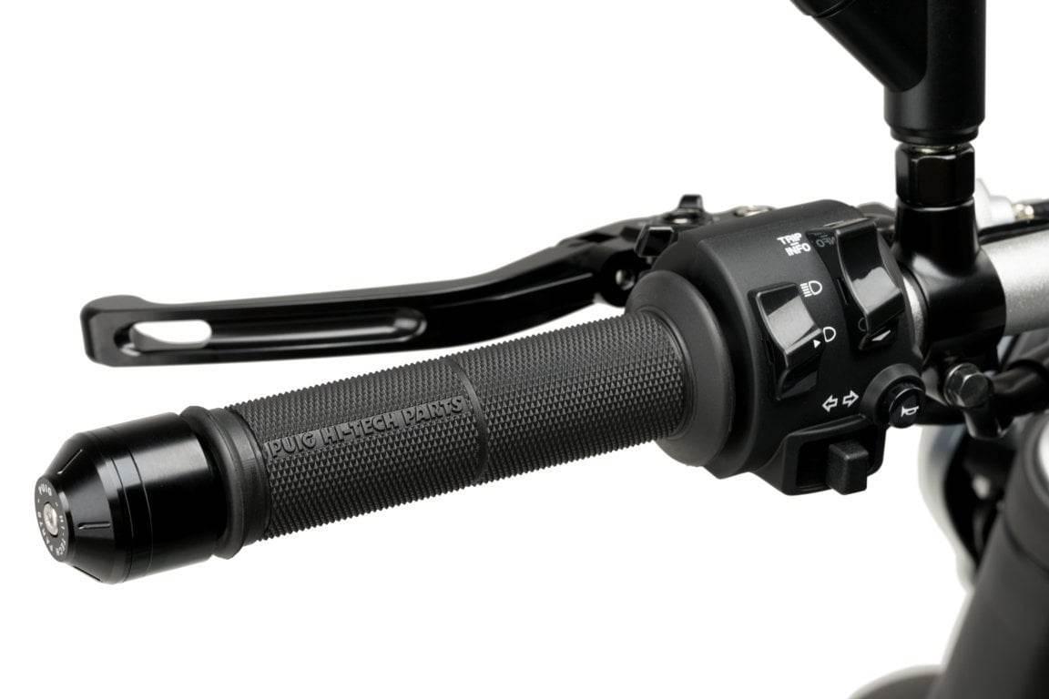 Manetki Puig Hi-Tech Średnie Do Kawasaki Kle500 91-07 Czarne