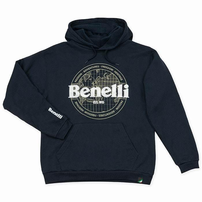 Bluza Z Kapturem Benelli Blu Navy Rozmiar M