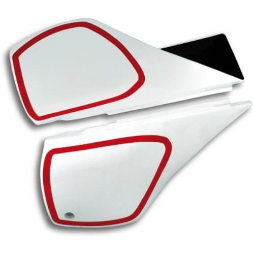 Ufo Boczki Pod Siedzenie Yamaha Tt 600 '84-'92 Kolor Biały Kpl